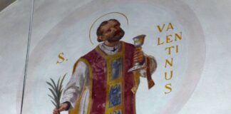 San Valentino: la storia del Santo tra realtà e leggenda Udine@news: affresco di San Valentino