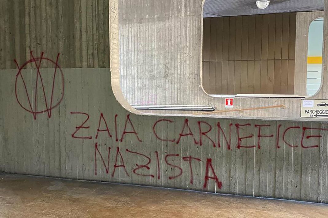 VeneziaOrientale@news: scritte minacce a Zaia a Padova