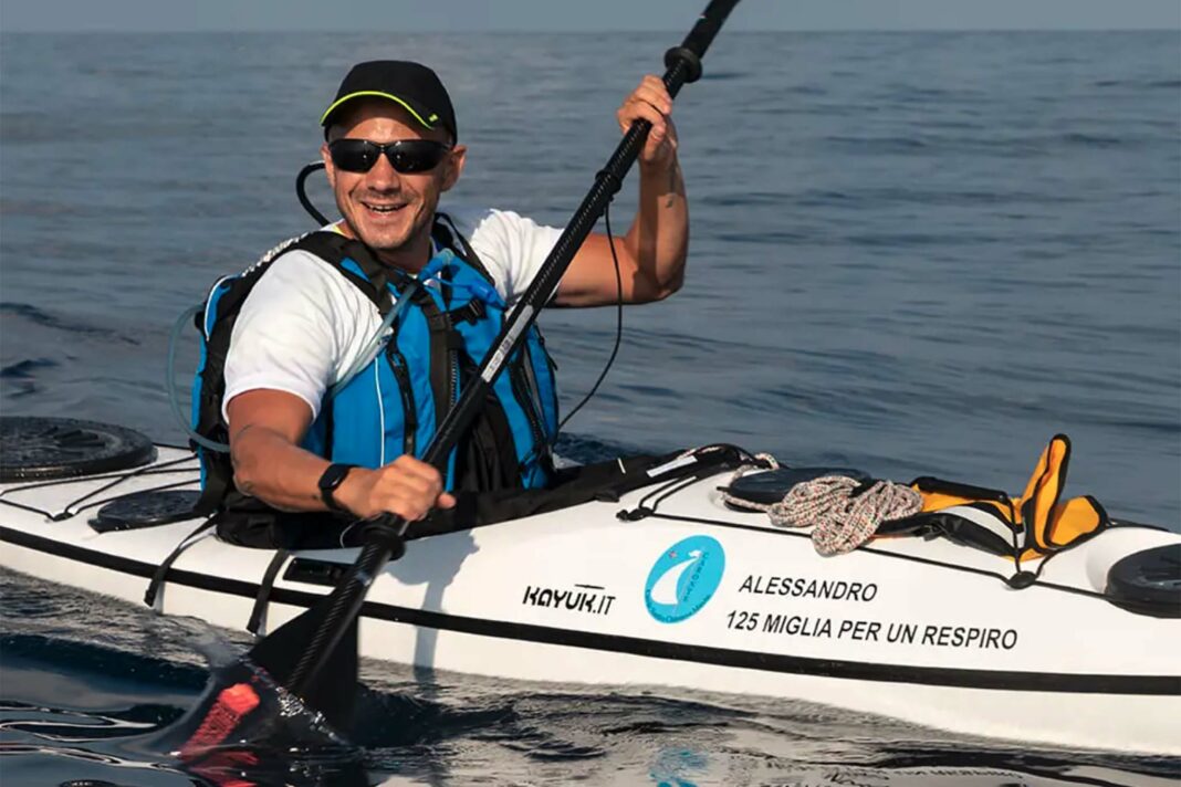 VeneziaOrientale@news: Alessandro Gattafoni sul suo kayak