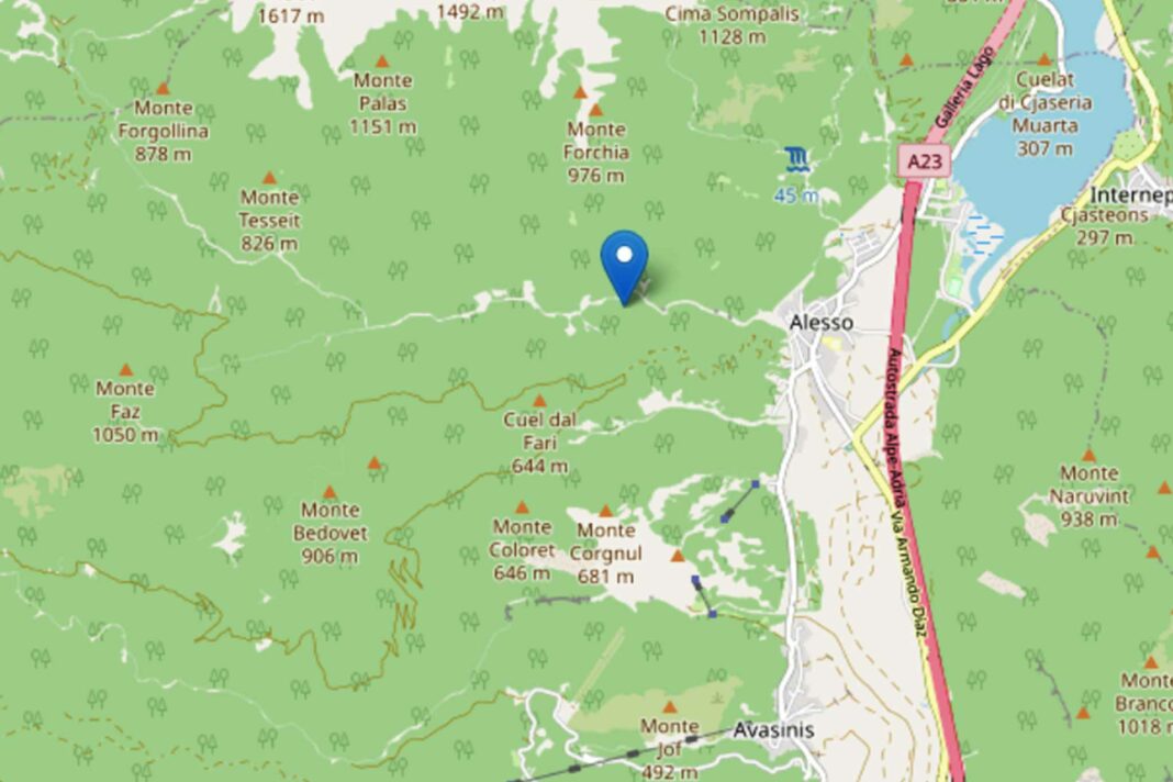 VeneziaOrientale@news: mappa con indicato il luogo del terremoto