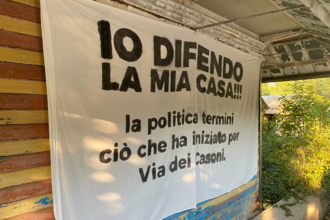 VeneziaOrientale@news: la protesta dei lenzuoli a Falconera
