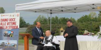 Morti sulle strade: cerimonia al casello di Cessalto