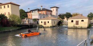 In corso le pulizie sul tratto cittadino del fiume Lemene Veneziaorientale.news Pulizia del fiume Lemene