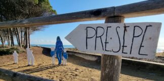 Natale di Sagome a Bibione VeneziaOrientale@News: presepe di sagome a Bibione