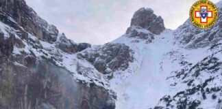 Gli angeli delle montagne salvano un altro sciatore. Il Soccorso Alpino Veneto sul Monte Cristallo