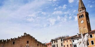 La Città di Portogruaro il 4 dicembre celebra Santa Barbara Piazza della Repubblica a Portogruaro, Martiri Portogruaresi