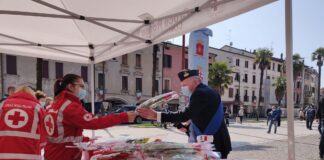 Festa del Bocolo: Croce Rossa in 6 piazze del portogruarese Volontari della Croce Ross alla Festa del Bocolo