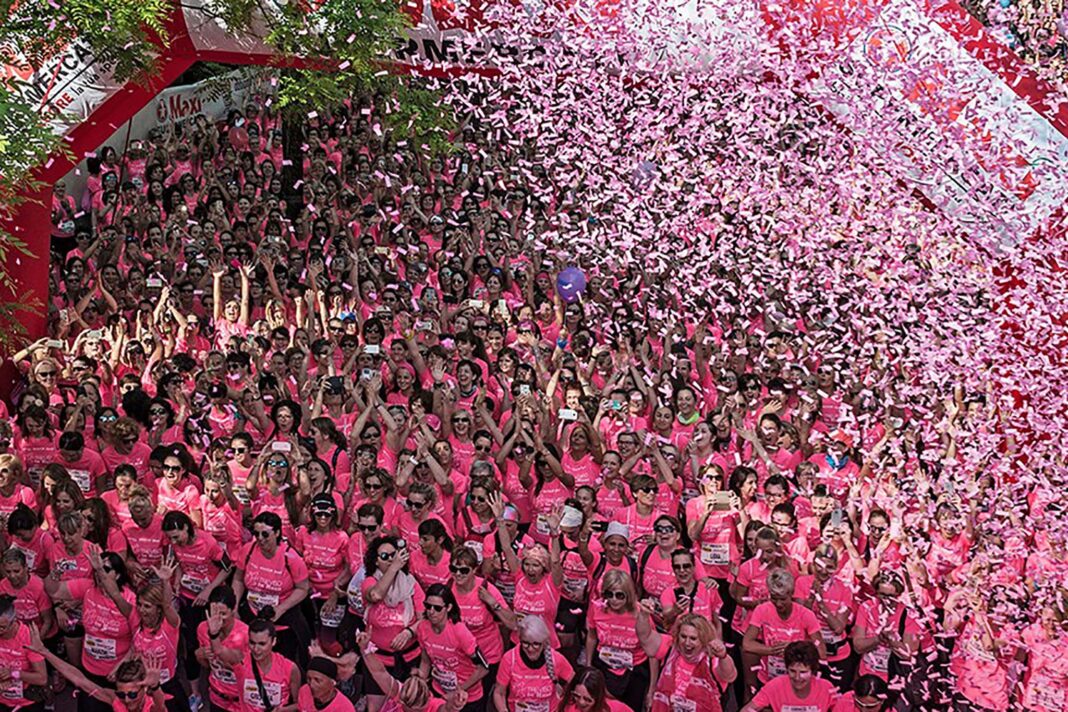Un'immagine della corsa Treviso in rosa