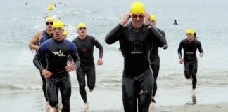 Caorle ancora capitale europea del triathlon Partecipanti ad una gara di triathlon