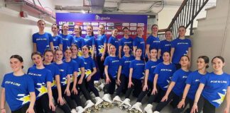 Campionati europei di pattinaggio artistico: arÂgenÂto per DiÂviÂsion PorÂtoÂgruaÂro La squadra de La Division Portogruaro