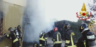 Lunghe ore d’intervento per i Vigili del fuoco nel comune di Zoppola Vigili del fuoco, incendio, Zoppola