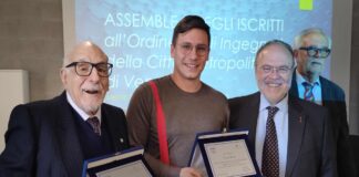 Mazzino Bogi: l’ingegnere di 100 anni ancora attivo ingegneri Mazzino Bogi, Davide Rossato, Mariano Carraro, Mario De Marchis, Ordine Ingegneri Venezia