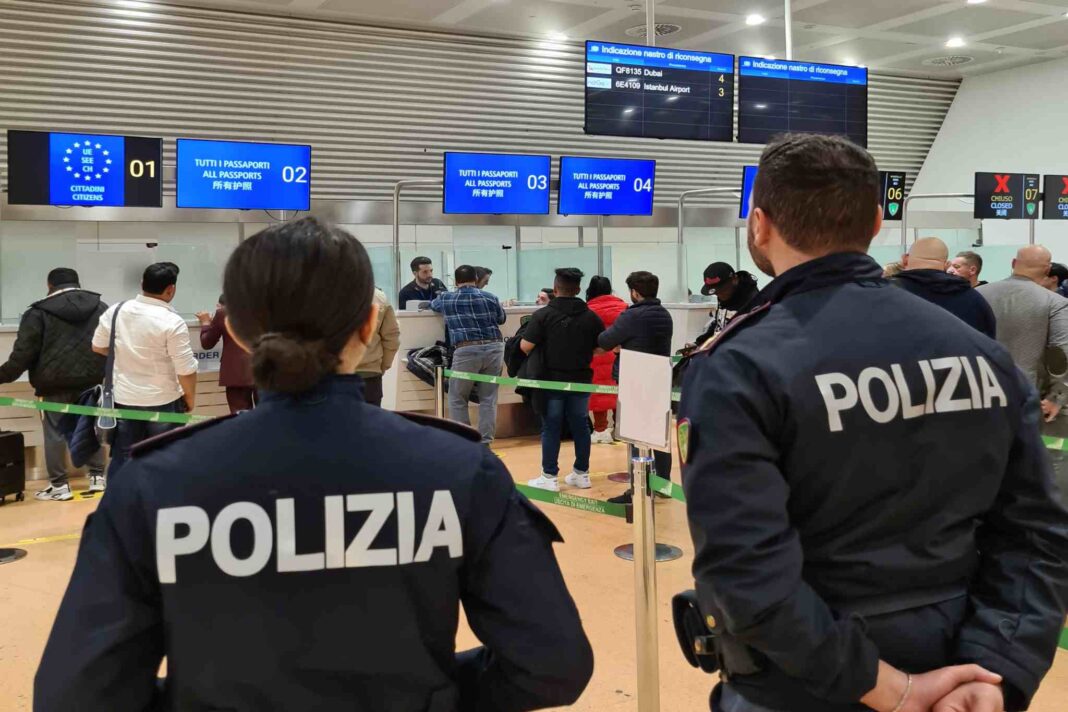 Polizia di Frontiera, Aeroporto Venezia, arresto