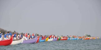 Venezia: un messaggio di pace dalla Regata delle 50 Caorline Regata delle 50 Caorline per la Pace, Venezia