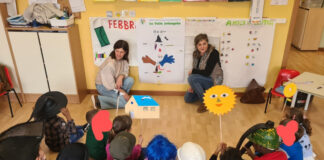 Letture, storia e cultura all’idrovora di Sindacale per la settimana nazionale della bonifica e dell’irrigazione bambini a scuola ascoltano una storia