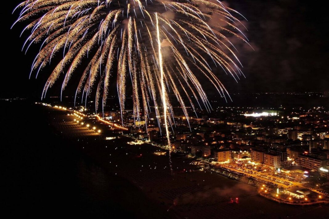 Fuochi d'artificio a Bibione