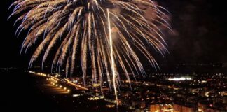 I fuochi di ferragosto a Bibione Fuochi d'artificio a Bibione