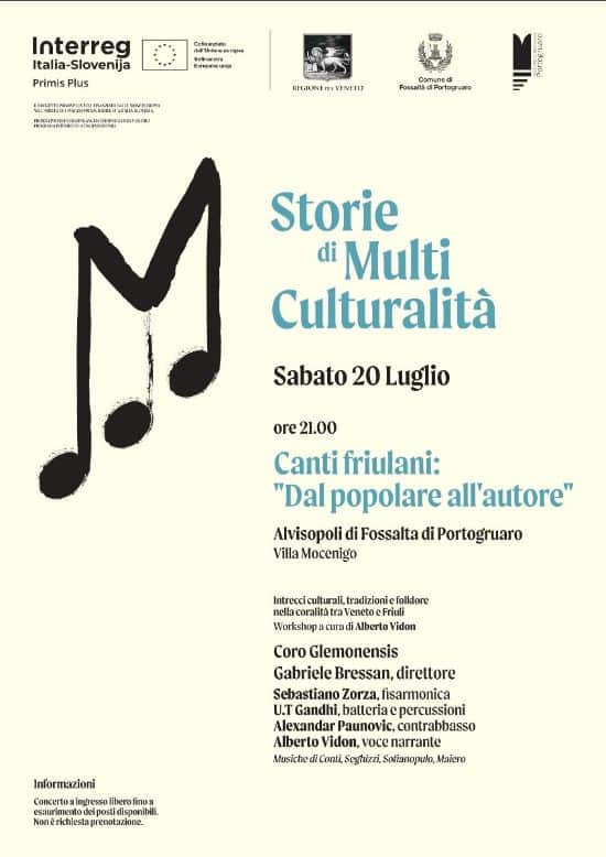 Locandina "Storie di multiculturalità"