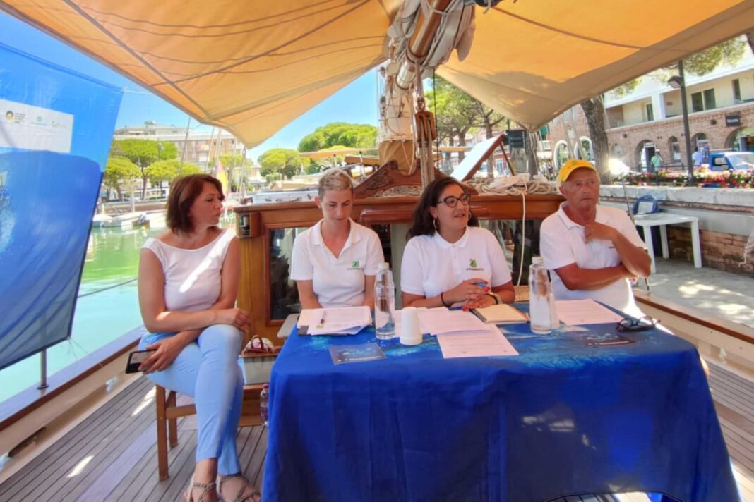 Conferenza stampa di Legambiente su Goletta Verde a Caorle