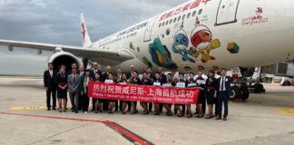 Inaugurato il volo diretto tra Venezia e Shanghai. ‘Un risultato raggiunto in anni di lavoro’ volo venezia shangai