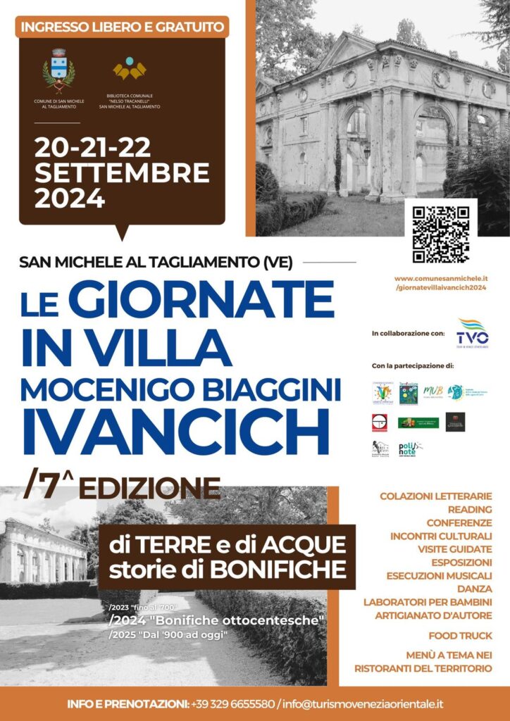 Dopo il successo dell’edizione 2023, il 20-21-22 settembre 2024 torna l’appuntamento con le Giornate in Villa Mocenigo Biaggini Ivancich