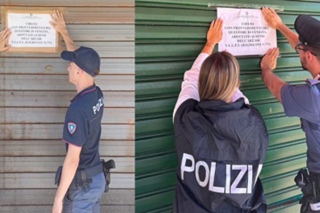 sospensione licenza locali Venezia