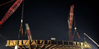 Bosco dello Sport, varato il viadotto viadotto Bosco dello Sport