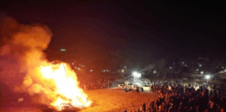 La Casera a Santa Margherita: il Panevin accende la spiaggia di Ponente