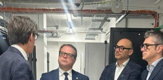 Innovazione e sicurezza, l’Assessore Giacinti visita il Data Center al Vega di Marghera Data Center
