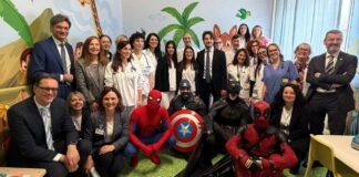 Stefani con i Supereroi visita la pediatria di Portogruaro e San Donà Stefani pediatria